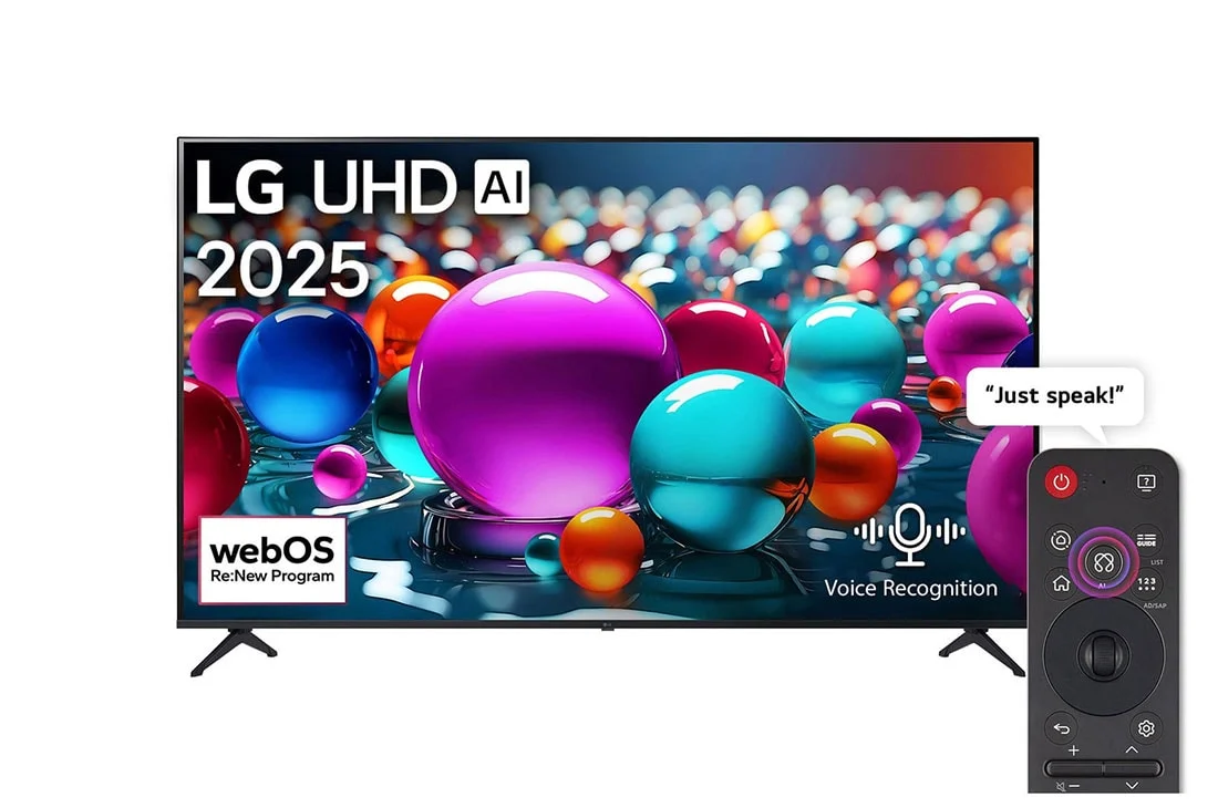 LG 75 inch 75UA80006 AI Magic Remote HDR10  4K UHD AI Smart TV